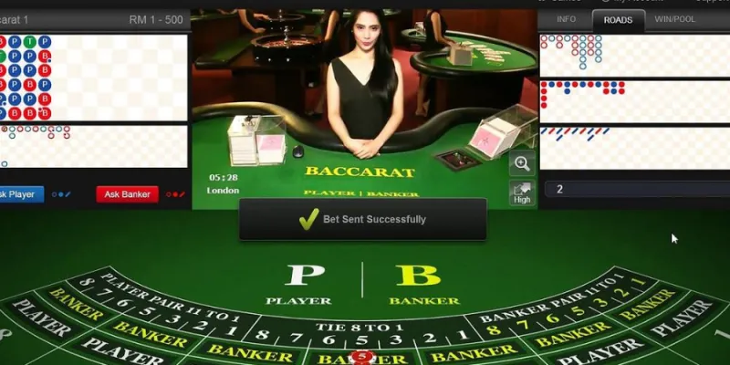 Những kiểu cược phổ biến trong Live Baccarat